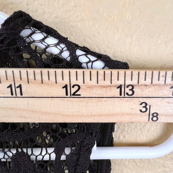 En Focus Studio Womens Black Sleeveless Lace Lined Dress Size 6 - Picture 7 of 10